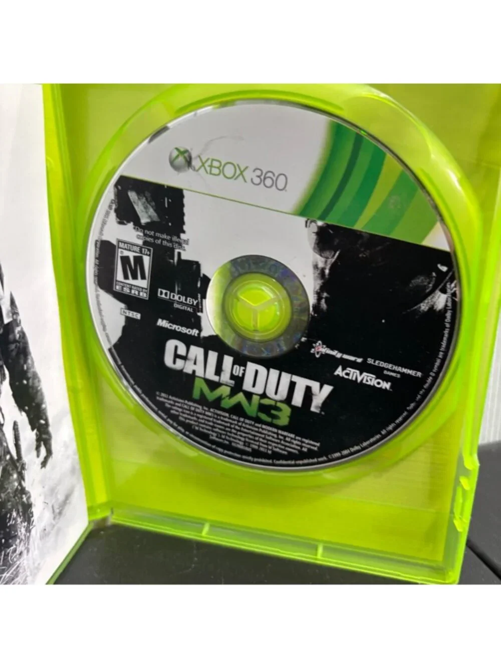 Xbox 360 Call of Duty Modern Warfare 3 CIB